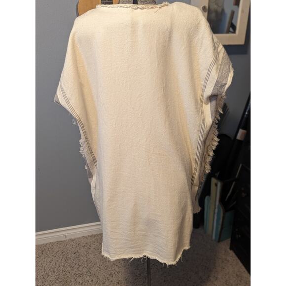 mes demoiselles paris unique poncho jacket, shawl jacket blanket w pockets - Picture 2 of 10